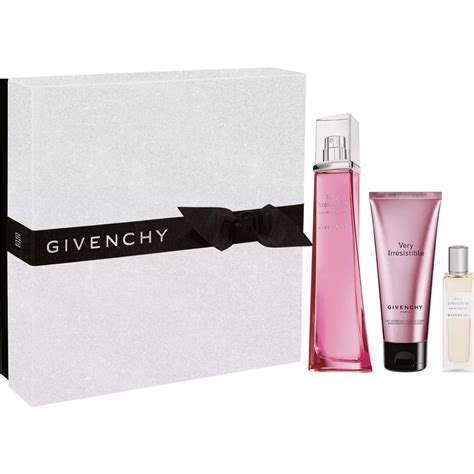 irresistible by givenchy gift set|very irresistible givenchy body lotion.